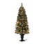 Arbre de Noël cyprès blanc givré illuminé-893898171