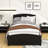  Elvana Twin Wood Platform Bed with Headboard-1408921580