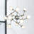 12 - Light Dimmable Globe Chandelier