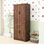 Armoire de cuisine avec 2 tiroirs, 6 tablettes de porte, 3 tablettes réglables et 3 tablettes coulissantes-1637657010