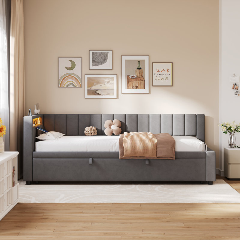 Metal Daybed, Grey
