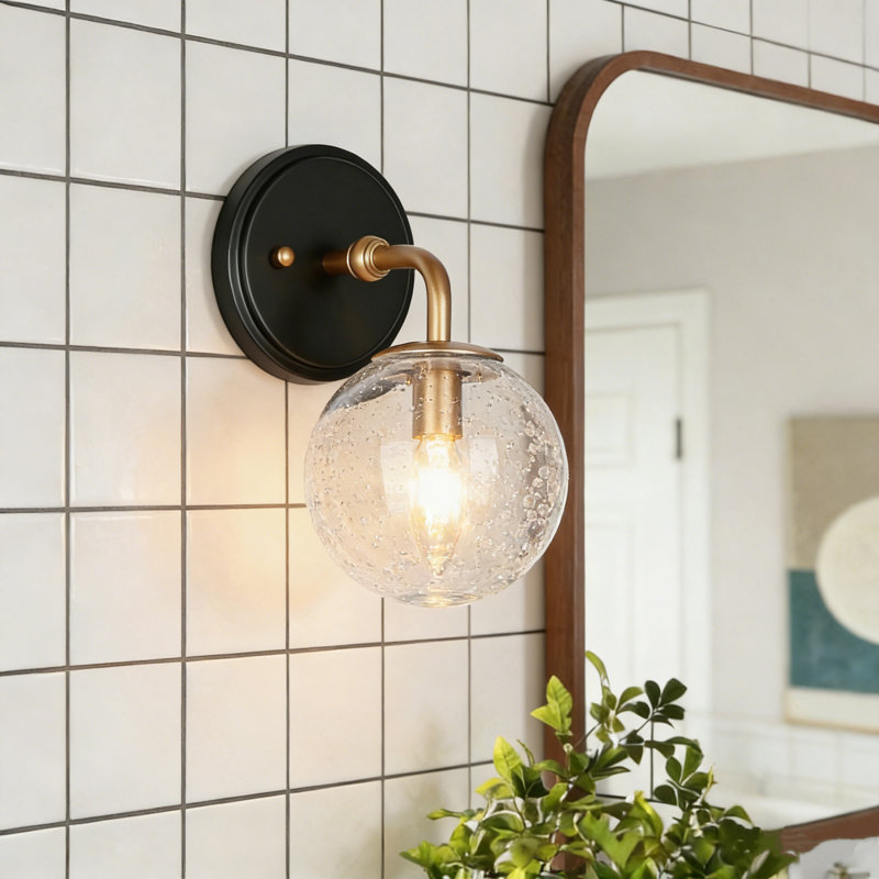 Tinslie Armed Sconce, Clear
