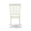 Ensemble de salle à manger 5 pièces comprenant une table de salle à manger rectangulaire et 4 chaises de cuisine, 36 po x 60 po, lin blanc-362779449-276269946-276269945