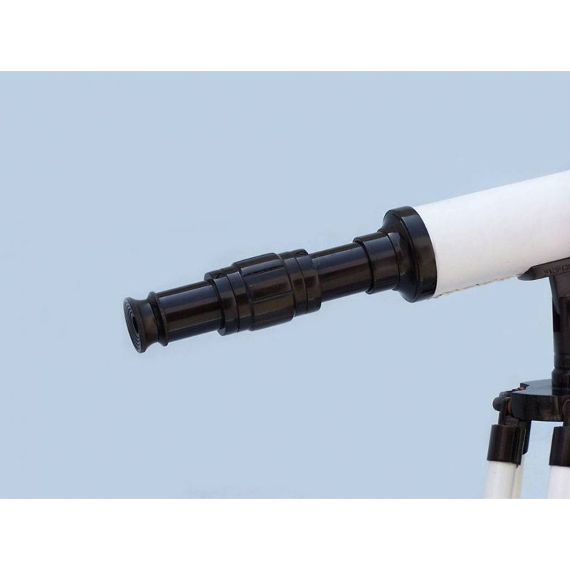 Télescope Funon Harbor Master, Bronze/ cuir blanc