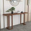 Console brune de style chinois simple-1863074597