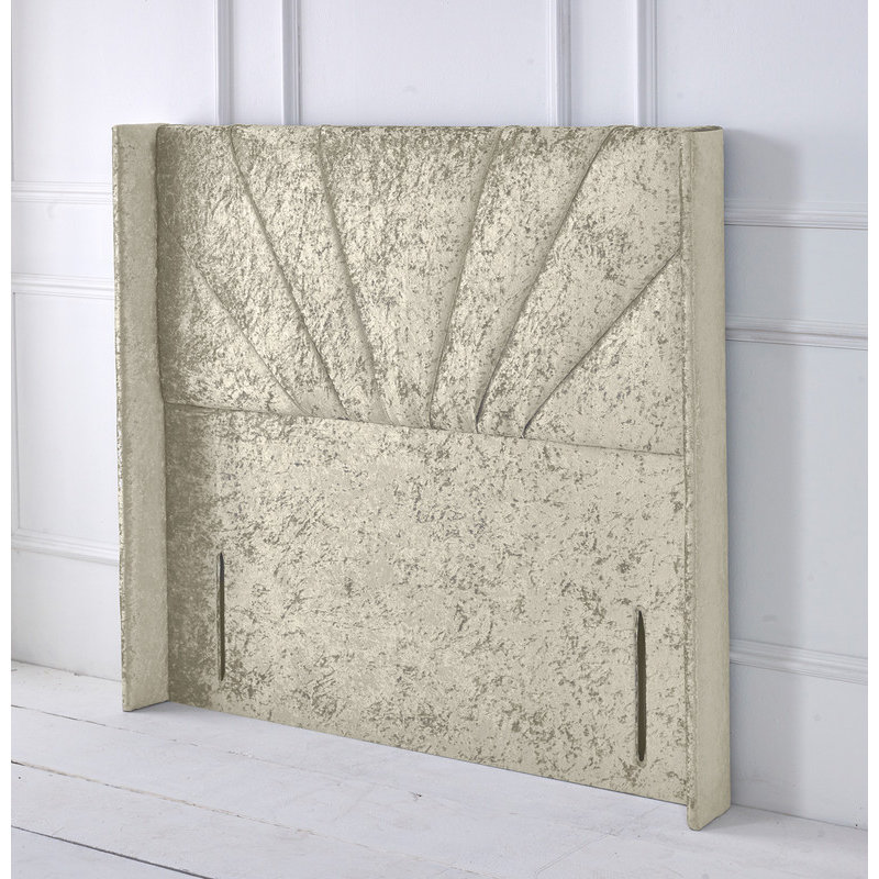Upholstered Headboard, Small Double (4'), Cream