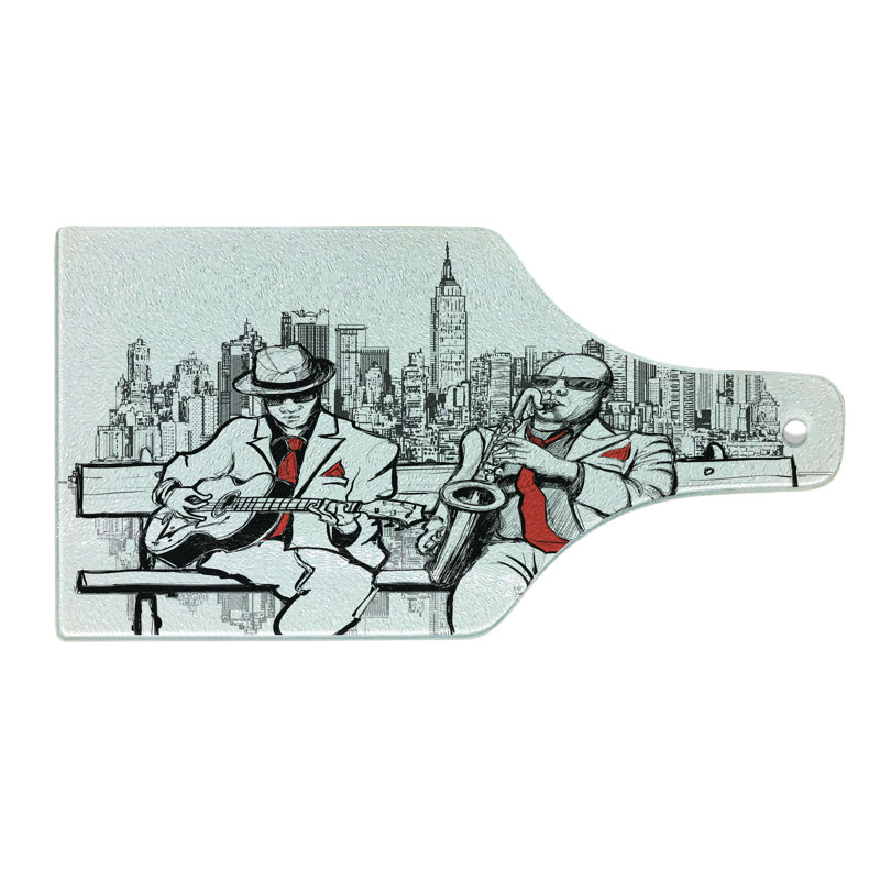 Planche à découper en verre trempé Ambesonne