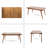 Outdoor 69" Solid Wood Dining Table