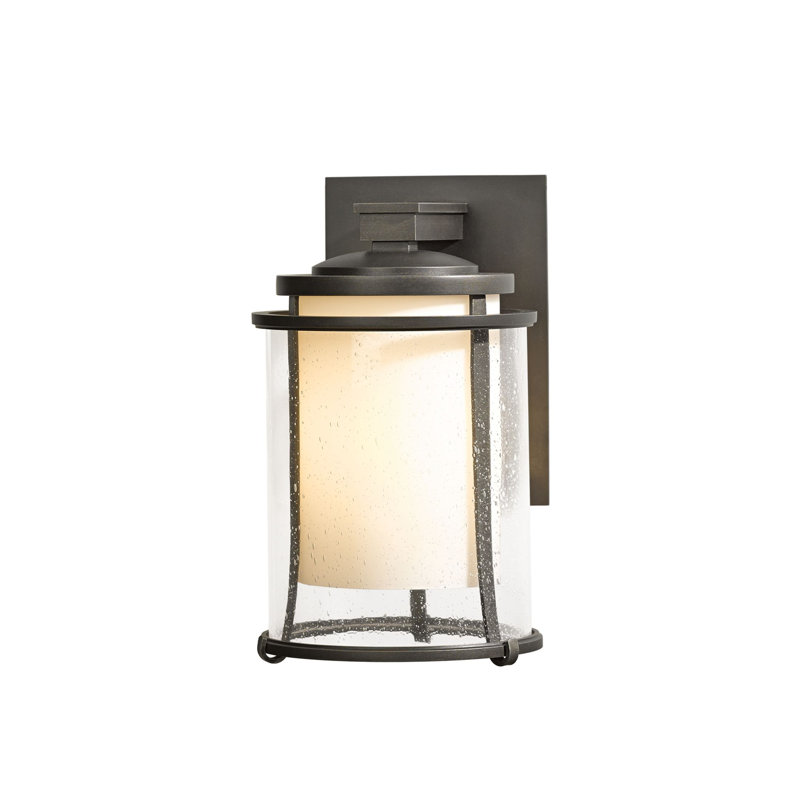 Meridian Outdoor Armed Sconce, Oil Rubbed Bronze, 12.7" H x 7.5" W x 8.8" D