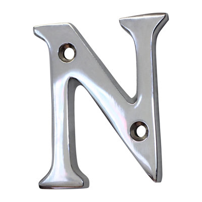 2'' H Brass House Letter