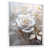 Toile encadrée flottée blanche