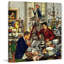 "Home improvement" par Stevan Dohanos, reproduction d'art sur toile tendue-15880338