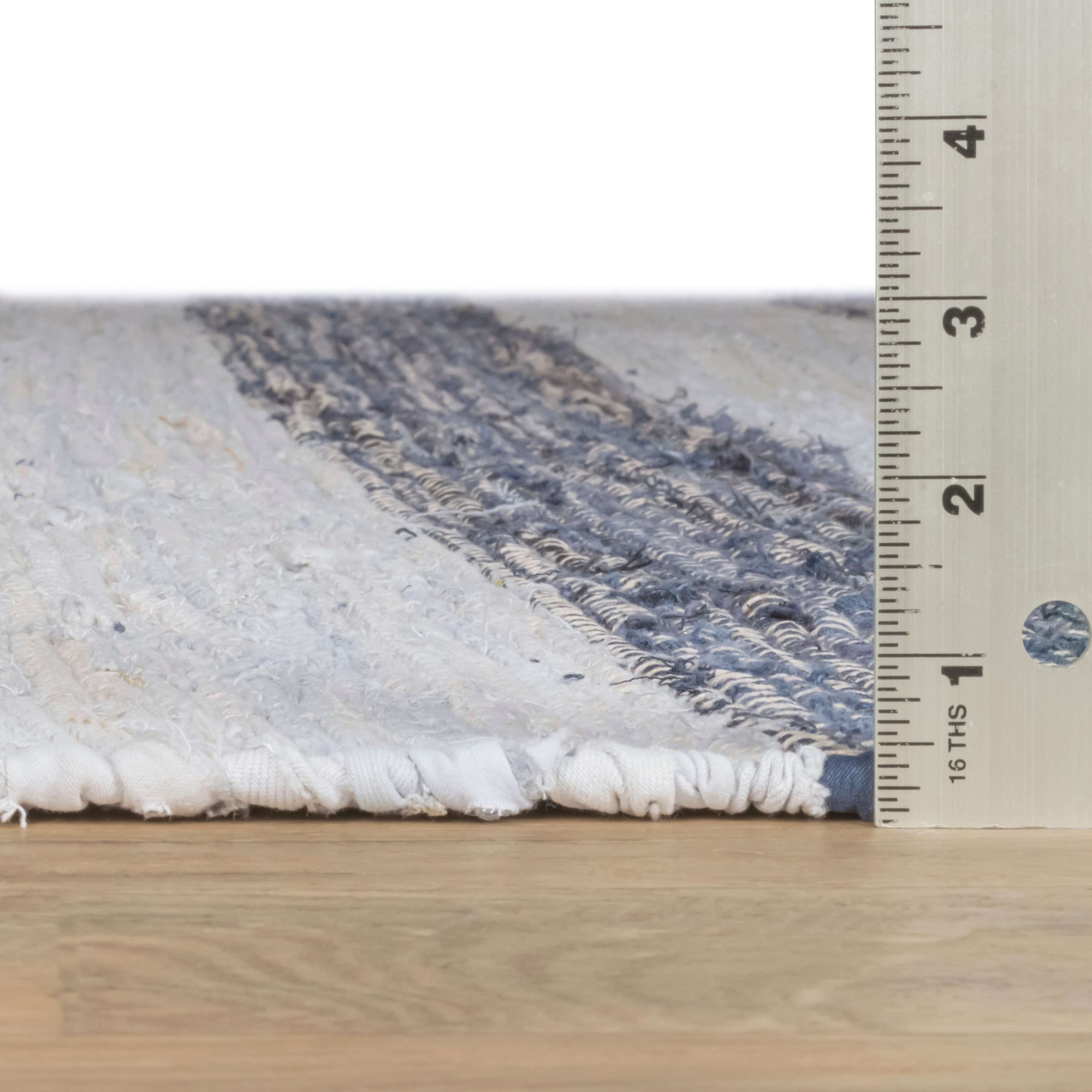 Remonat Handmade Cotton Rug, Runner 2'6" x 8'