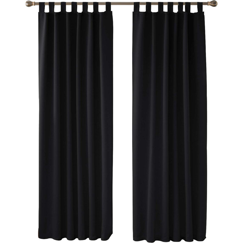 Tab Top, 140cm wide x 175cm high, Black