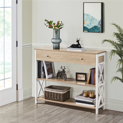 100cm Vintage Wooden Console Table
