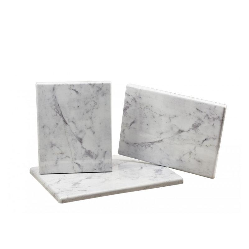 Carrara Marble Melamine Serving Boar, 5 x 18 x 13