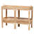 Lombok Modern Bohemian Rattan Console Table