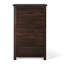 Commode à tiroirs en bois massif brun