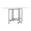 Table de bricolage pliable 58,75 po x 36,5 po avec roulettes