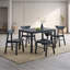 Mobilier de cuisine moderne en bois à finition noire 1pc