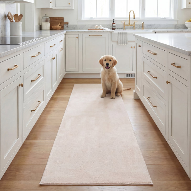 Loft 300 Performance Machine Washable Solid Color Rug, Runner 2'3" x 8"