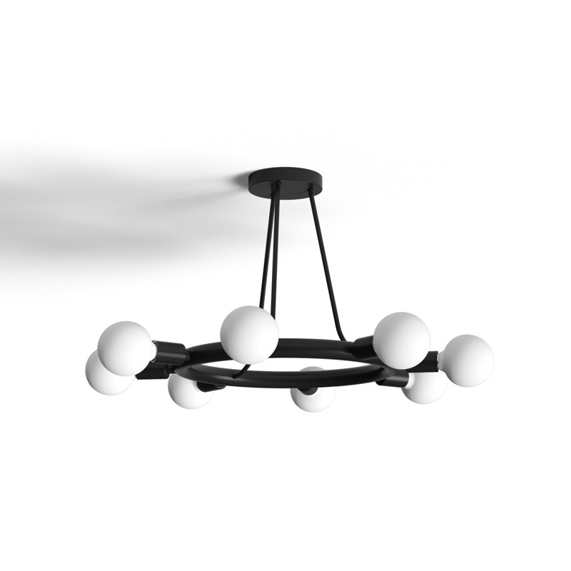 Riane 8 Light Black Ceiling Mount