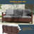 Crezee 6 Piece PE Wicker Patio Conversation Set with Ottoman and Coffee Table-110097039