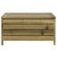 Arrayah Rectangular Solid Wood Outdoor Side Table - 63.5 cm W 62 cm D-303934596
