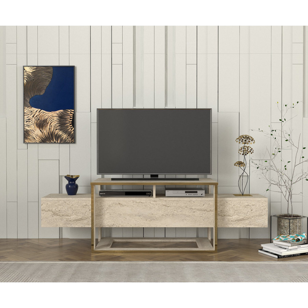 TV-Lowboard Bianco für TVs bis zu 50"