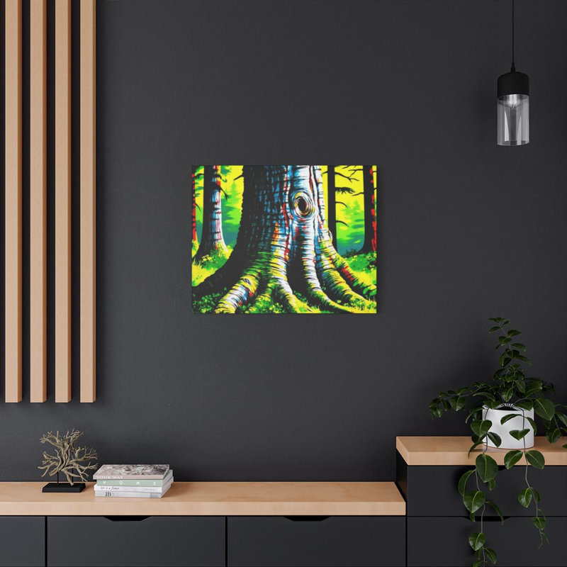 Gnarly Trunk, Pop Art, reproduction d'art sur toile, H 24 po x l 30 po
