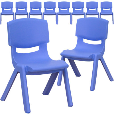 Chaises préscolaires empilables en plastique Demaio Goddard
