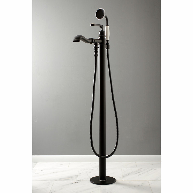 Kingston Brass Royale Single-Handle 1-Hole Freestanding Tub Faucet with Hand Shower