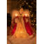 12'' Handmade Fabric Lighted Tree Topper