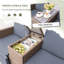 Chaise de patio inclinable avec coussins Rosely