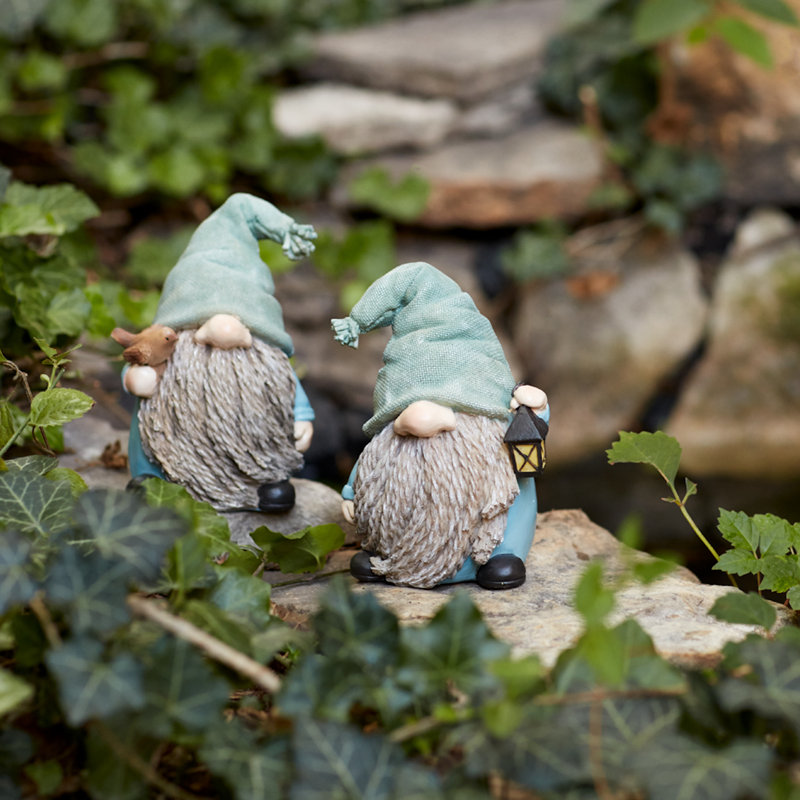 Trinx Dimphia 4 Piece Resin Gnome Set