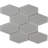 Long Hex 10.60in.x11 in. Glass Mosaic Tile-102317171