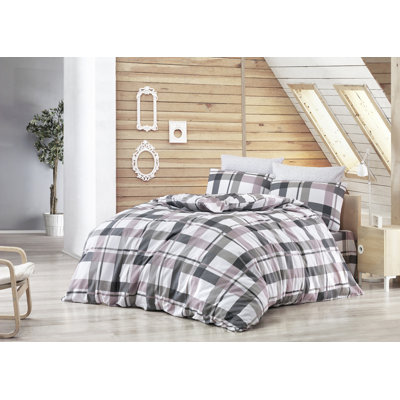 Zara Tartan Duvet Cover Set with Pillowcases