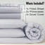 Super Soft Reversible 4 piece Plain Duvet Cover Set with Pillowcases-119207742-119207750