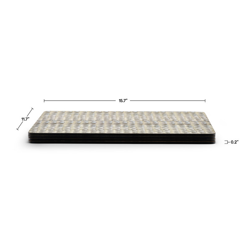 Napperons purs de 15,7 x 11,7 po par Pimpernel