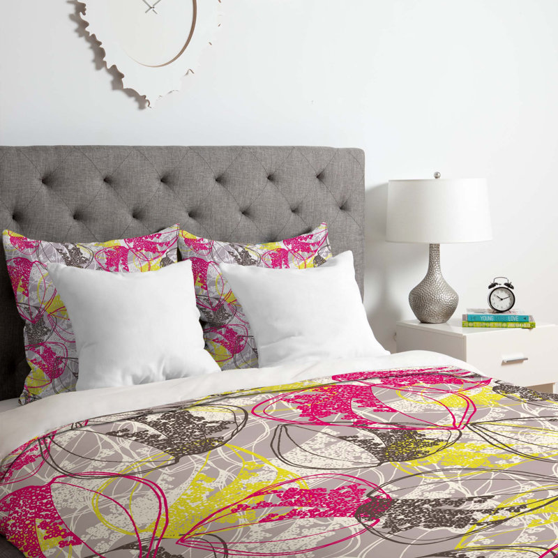 Ensemble de housse de couette laisses, Housse de couette pour grand lit et 2 taies décor