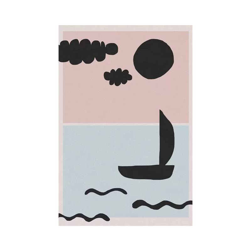 Sea Landscape by Alisa Galitsyna - Wrapped Canvas Gallery-Wrapped Canvas Giclée, 20.32 cm H x 30.48 cm W