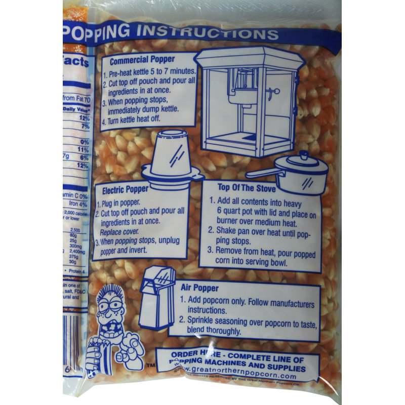 Great Northern Popcorn Replacement Popcorn Kernels, 12 oz.