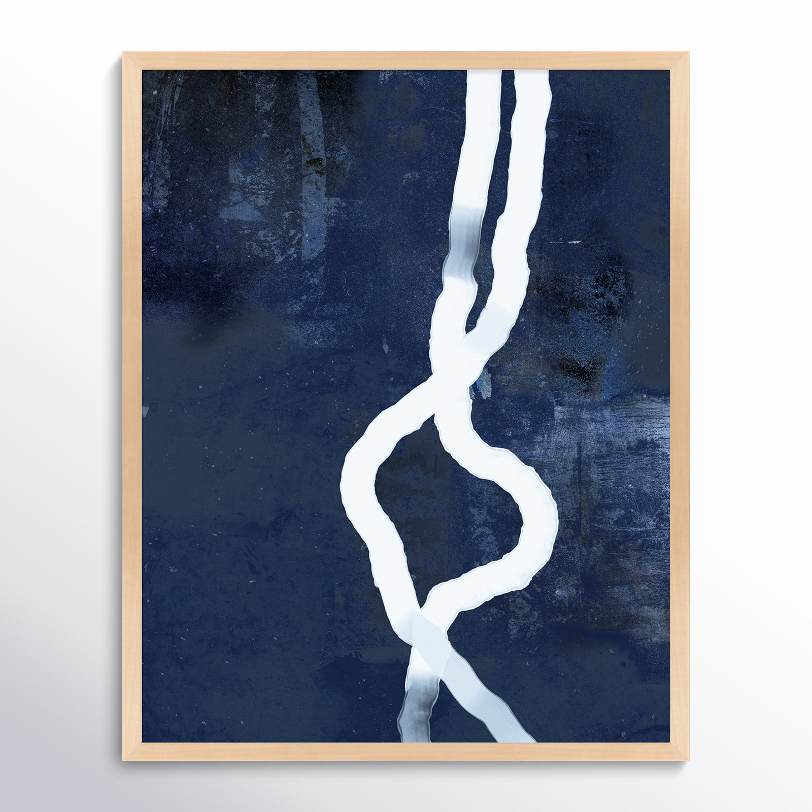 White Rope 3 by Jacques Pilon, Brown, 25" H x 20" W