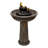 Birdbath Fountain with Lights