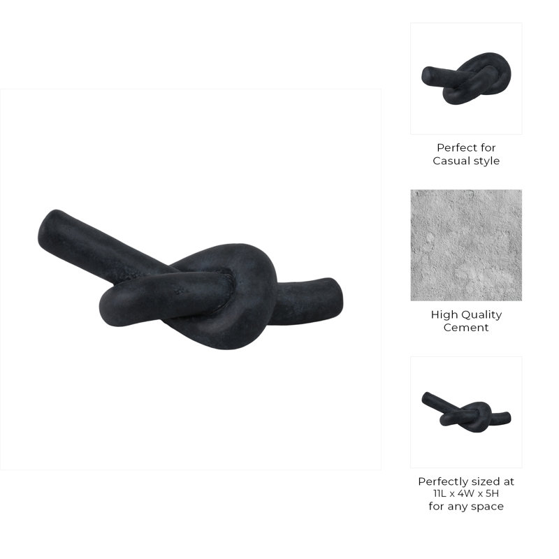 11X5" Knot, Black