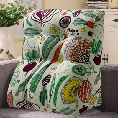 Sit-up Back Comfort Contoured Wedge Pillow Back Support for lounging or Reading in Bed