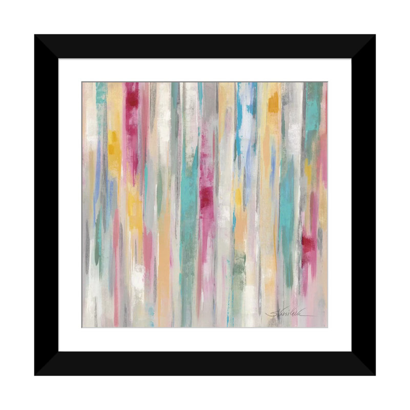 " Spring Window " by Silvia Vassileva, Black Framed Fine Art Paper, White, 24" H x 24" W x 1" D