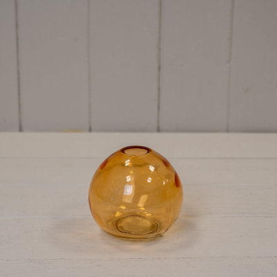 Globe Glass Vase D8.8 x H8cm Weight-189g