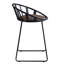 De 2 chaises de salle à manger à hauteur de comptoir - brun / noir, structure de base en traîneau, cuir synthétique, design ergonomique brun et noir, style, revêtement en cuir, sièges confortables
