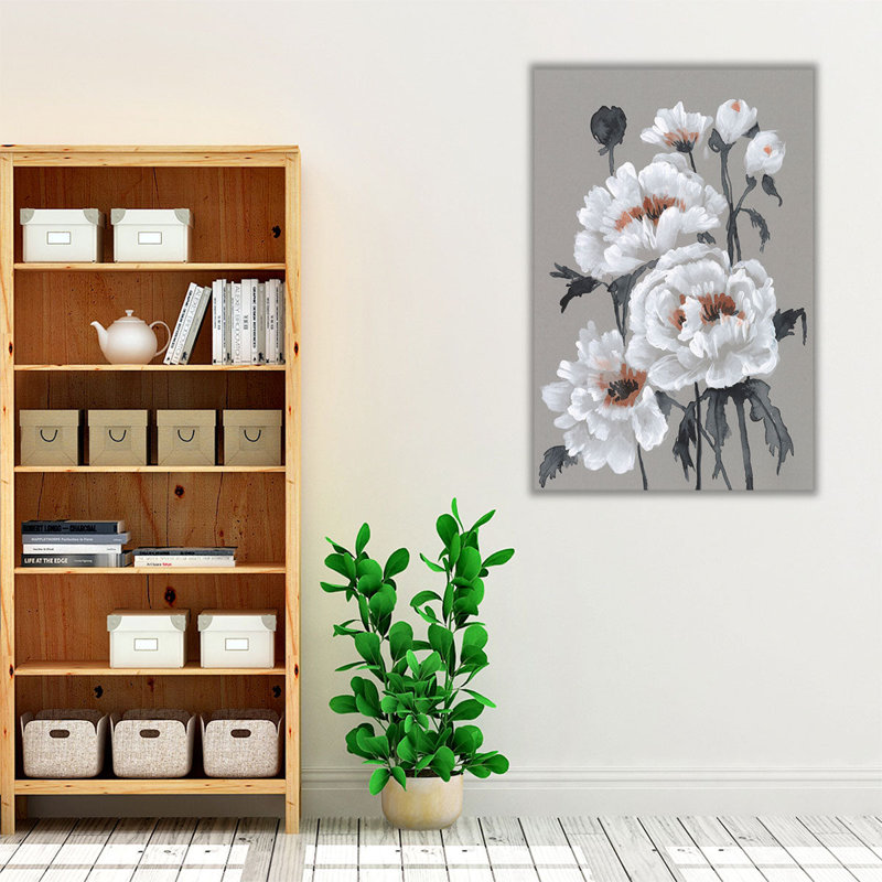 Peony Profusion II - reproduction d'art sur toile, H 30 po x l 20 po